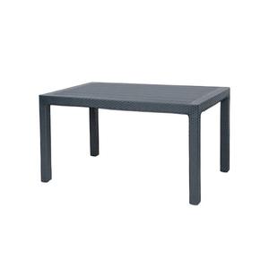 Stelle PLASTİK RATTAN CAMSIZ MASA 80X140 ANTRASİT