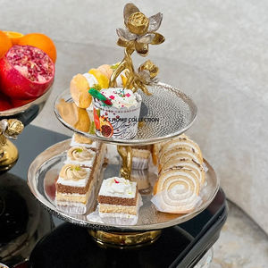 ที่วางเค้กทำด้วยมือสำหรับตกแต่งงานปาร์ตี้ชั้นวางเค้กแบบตอกสำหรับโต๊ะสำหรับงานแต่งงาน - Product Image 5