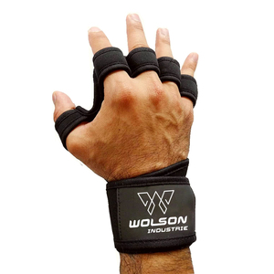 Unisex Comfortable Silicone Fitness <b>Gloves</b> for Workout Gym <b>Weight</b> Lifting Sport Cross <b>Training</b> with Wrist Support - Product Image 5