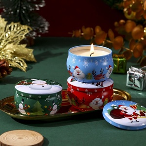 <span class=keywords><strong>Velas</strong></span> Aromáticas de Cera Personalizadas de Feliz Navidad al <span class=keywords><strong>Por</strong></span> <span class=keywords><strong>Mayor</strong></span> Proveedor Regalo Decoración para Celebración de Fiestas - Product Image 6
