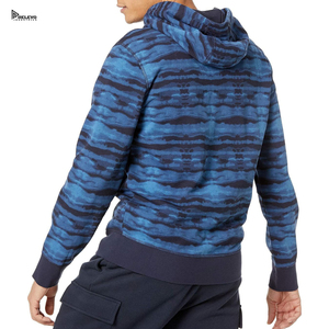 เสื้อสตรีทแวร์ผู้ชายสไตล์วินเทจ ย้อมสีแบบแอซิดวอช ผ้าฝ้าย 100% หนานุ่ม 2 ชิ้น ชุดเซ็ตเสื้อพูลโอเวอร์แบบซิป ทรงหลวมไหล่ตก สีพื้น - Product Image 5