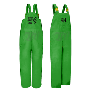 Ensemble de travailleurs industriels salopette et chemise boutonnée en polyester réfléchissant avec col rond Vêtements de travail utilitaires OEM à rayures - Product Image 4