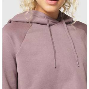 เสื้อฮู้ดกันหนาวแขนยาวผ้าฟลีซผ้าฝ้าย100% สำหรับผู้หญิงเสื้อครอปแห้งเร็วพิมพ์ลายออกแบบได้ตามต้องการ - Product Image 4