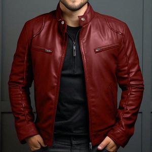 <b>Winter</b> <b>Leather</b> <b>Jackets</b> For Unisex Use With Custom Logo Design - Product Image 1