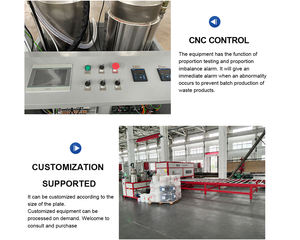 Servomoteur complet contrôle automatiquement la vitesse du convoyeur Panneaux de salle blanche Machine de fabrication de panneaux composites en aluminium - Product Image 3