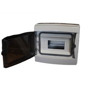 A2ZWORLD 8-pannello di controllo a parete con porta fumé, grigio 7035, 200x180x100mm, IP65, ideale per installazioni- - Product Image 2