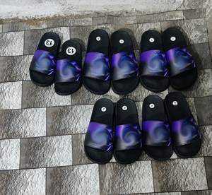 Sandales d'hiver légères et confortables en PVC brodé, à bout ouvert, avec semelle intérieure souple et respirante, antidérapantes, personnalisables 3D - Product Image 5