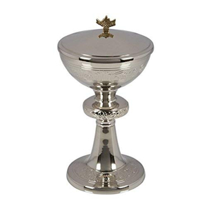 Fabuleux Design Décoration de La Maison Ciborium Premium Qualité Argent Et Métal Ciborium Pour Ciborium Décoratif Religieux - Product Image 5