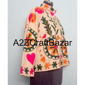 Veste courte ethnique brodée traditionnelle pour femme, idéale pour l'automne – Fournisseur en gros de vêtements d'extérieur tendance - Product Image 4