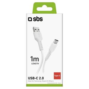 Cable de datos USB-C 2.0 blanco TECABLEMICROC10 W de 1 m - Product Image 2
