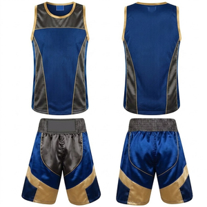 Nouveauté : Ensemble short et débardeur de boxe 100% polyester, uniforme de boxe imprimé sur mesure, service OEM Roxy Sports - Product Image 1