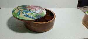 Juego de Tazones de Madera Esmaltada Ecológicos Hechos a Mano de Primera Calidad, Diseño Impreso Colorido, Estilo Clásico, Aptos para Lavavajillas, para Refrigerios - Product Image 6