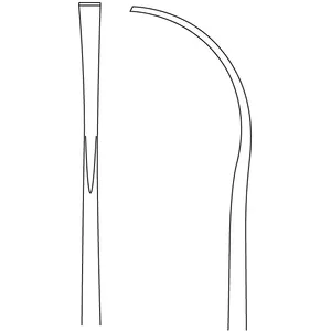 เครื่องมือผ่าตัดทางทันตกรรม Ganz 8 1/2" คีมถอนฟันแบบโค้งปลายเดียว - Product Image 2