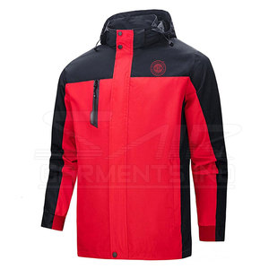 <b>Winter</b> Wear In Stock Windbreaker Jackets Solid Color Windbreaker Jacket Full Zipper Windbreaker <b>Winter</b> Jacket - Product Image 3