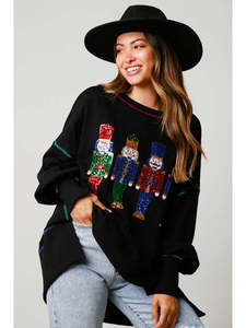 Wholesale 100% Cotton <b>Sweatshirts</b> for <b>Women</b> <b>Christmas</b> Oversized Embroidered Hoodie Bulk Product 160 Gsm 180 Gsm 200 Gsm Winter - Product Image 3