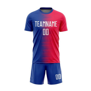 Conjunto de Uniforme de Fútbol al por Mayor, Nuevo Diseño de Uniforme de Equipo con Logotipo Personalizado, Diseña Tu Propio Uniforme de Fútbol, 100% Poliéster - Product Image 2