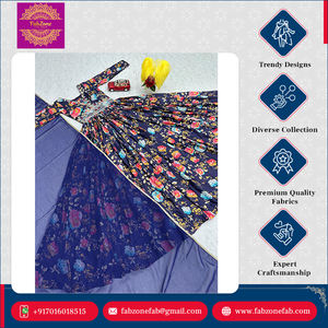 Dernière nouvelle robe moderne de créateur avec broderie colorée pour le travail et les mariages Chinnon Anarkali avec fausse georgette Dupatta pour femmes - Product Image 2