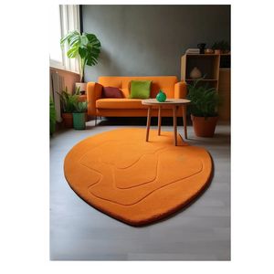Tapis touffeté à la main en laine de qualité supérieure moderne abstrait pile haute avec forme irrégulière bureau à domicile salon tailles 4*6 10*14 pieds - Product Image 1