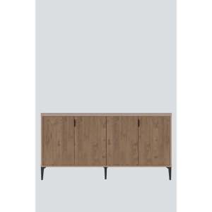Mueble de Salón Arden de 4 Puertas, Consola de Tablero de Partículas, Diseño Moderno de Mediados de Siglo, Puertas Planas, Garantía de 2 Años, Muebles para el Hogar y Hoteles - Product Image 2