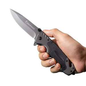 Cuchillo Plegable Multiherramienta Compacto de Acero de Damasco con Borde Dentado, Personalizable OEM, Garantía de 3 Años, para Jardinería y Supervivencia en la Selva - Product Image 4