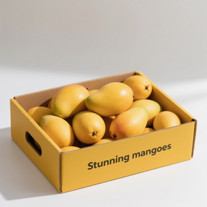 Chất Lượng Cao Hộp Carton Bao Bì Tùy Chỉnh Xoài Trái Cây Hộp Các Tông Hộp Sóng Với Khay Trái Cây Cho Trái Cây Tươi Vận Chuyển - Product Image 4