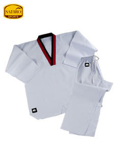 ชุดฝึกเทควันโดคอตตอนใส่ได้ทั้งชายและหญิงชุดฝึกศิลปะการต่อสู้สำหรับเด็ก - Product Image 2