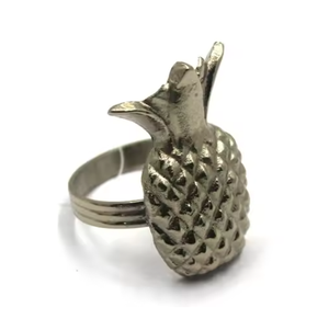 Anneaux de serviette en métal de qualité haut de gamme de concepteur meilleure vente centre de table de banquet de mariage anneaux de tissu décoratifs stockés - Product Image 2