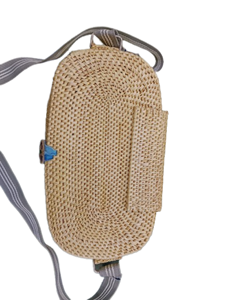 Poignées de sangle d'herbe dorée élégantes pour femmes nouvelle mode Capim Dourado sac fourre-tout tissé à la main en cuir fait main en rotin Durable - Product Image 5