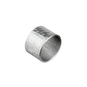 Anneau de serviette de créateur en métal argenté de qualité supérieure, de forme carrée, pour Table de fête de mariage, de direct au fabricant indien - Product Image 3
