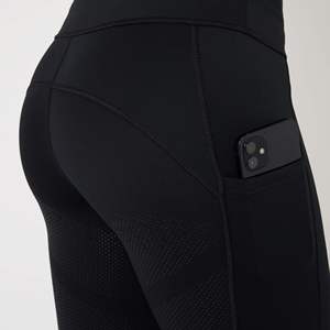 กางเกงขี่ม้าเอวกว้างมีกระเป๋าใส่โทรศัพท์กางเกงรัดรูปสำหรับขี่ม้าตามสั่งแบบทันสมัย - Product Image 5