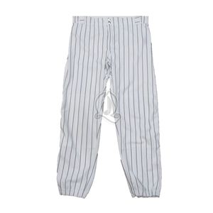 Pantalon de baseball gris foncé uniforme d'équipe personnalisé à rayures tissu en maille de polyester vêtements de sport d'entraînement pantalon OEM - Product Image 3