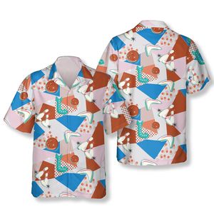 Mode hawaïenne chemises été Resort décontracté Style de vacances pour hommes à manches courtes boutonné plage vacances vêtements - Product Image 1