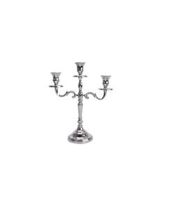 Metal <b>candelabra</b> for anniversary celebrations giving warm candlelight effect romantic evening atmosphere naturally - Product Image 3