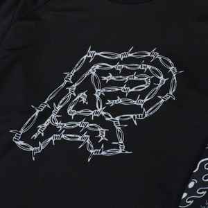 OEM Custom Unisex Men's <b>Rashguard</b> Long Compression MMA Spandex Fabric Customizable Adult Sublimated Printed Long Rashguards - Product Image 3