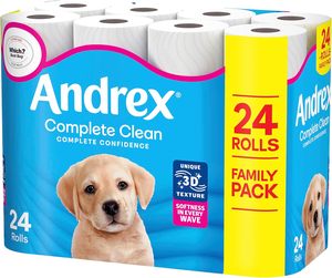 Papier toilette Andrex Complete Clean - 24 rouleaux - Product Image 5