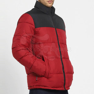 Chaqueta Acolchada para Hombre de Manga Larga, Nueva Llegada de Fábrica, Personalizable al por Mayor, 100% Algodón, Cuello Alto, Logotipo Frontal - Product Image 5