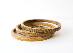 Handmade Wooden Bangles for Women with Tribal and <b>Boho</b> Touch by Tradebyd - Product Image 2