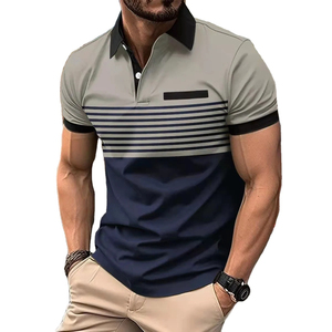 Camiseta de Verano para Hombre, 100% Algodón, Antiarrugas, Manga Corta, de Alta Calidad, Corte Regular, Transpirable, Diseño Liso - Product Image 1