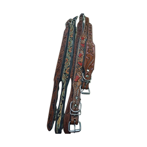 Collar de perro ajustable de calidad superior de lujo, cuero acolchado suave con cintas de colores, estampado personalizado para pasear perros - Product Image 2