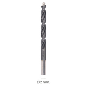 Broca Alpen HSS con testa in metallo Ø 2,00 mm. Tecnologia PEC con 3 fili di taglio - Product Image 3