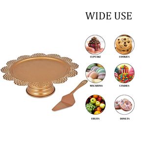 Elegant Metal Eco-Friendly <b>Cake</b> <b>Stand</b> <b>Set</b> for Wedding Use Traditional Balance & Elevated Visual Appeal - Product Image 4
