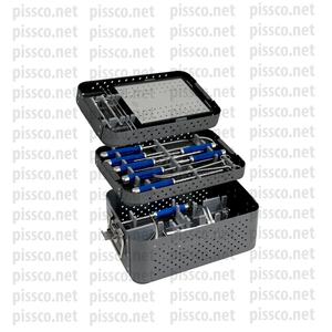 Kit de instrumentos quirúrgicos de acero inoxidable, kit de instrumentos quirúrgicos de acero inoxidable con pinzas afiladas de 16cm - Product Image 3