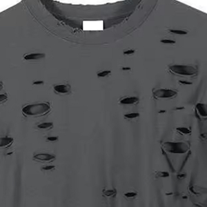 OEM personalizado pesado peso 100% algodón DTG impresión Boxy Fit camiseta completa impresión gráfica recortada Boxy camiseta hombres - Product Image 4