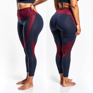 Mallas de compresión de cintura alta gimnasio Fitness correr Jogger Pantalones deportivos Yoga entrenamiento señoras Fitness ropa atlética - Product Image 4