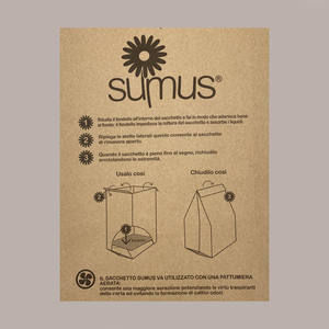 SUMUS 50-Bolsas de Recolección de Residuos Orgánicos Autoformables 20 L con Base Interna Extraíble para Reciclaje - Product Image 3
