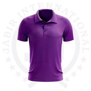Polo personalizable 100% de algodón y poliéster para hombre, patrón sólido, manga corta, ajuste Regular, teñido liso, diseño estampado de punto - Product Image 1