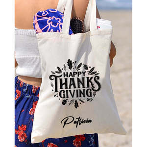 Bolsas de Acción de Gracias Reciclables para un Feliz Día de Acción de Gracias - Product Image 4