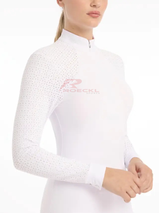 เสื้อขี่ม้าสำหรับผู้หญิงผ้าผ้ายืดคุณภาพสูงเสื้อผ้าใส่สบายออกแบบได้ตามต้องการ - Product Image 2