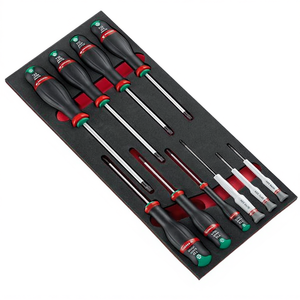 Ensemble d'outils Facom de 7 tournevis Protwist et Micro-Tech en plateau en mousse - Product Image 2