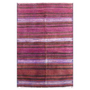 Tapis persan noué à la main en laine et coton naturels 163 x 110 Pan1441 - Product Image 1